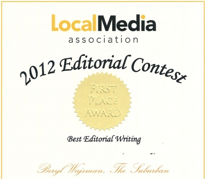 LMA North American Best Editorial Writing Award