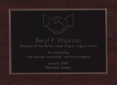 Martin Luther King, Jr Award